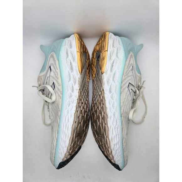 New Balance Fresh Foam X 1080v11 Shoes Women's 9.5 B White Blue Running Sneakers - Picture 6 of 8